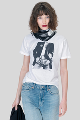 CPress Studio - Iconic Mushie Tee - WORNWHT