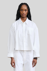 Denimist - Bailey Cropped Shirt - BRUECRWH