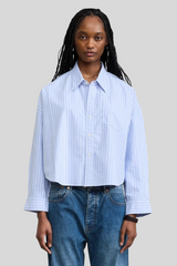 Denimist - Bailey Cropped Shirt - LTBLSTOX