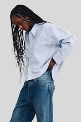 Denimist - Bailey Cropped Shirt - LTBLSTOX