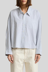 Denimist - Bailey Cropped Shirt - LTGRYSEE