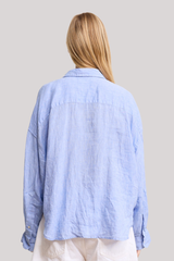Denimist - Cropped Shirt - LTBLUE