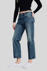 Denimist - Lindsay Slim Boyfriend Jean - BURKEIND