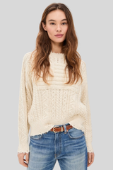 Denimist - Shadow American Flag Sweater - ECRUSLUB