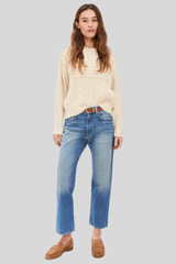 Denimist - Shadow American Flag Sweater - ECRUSLUB