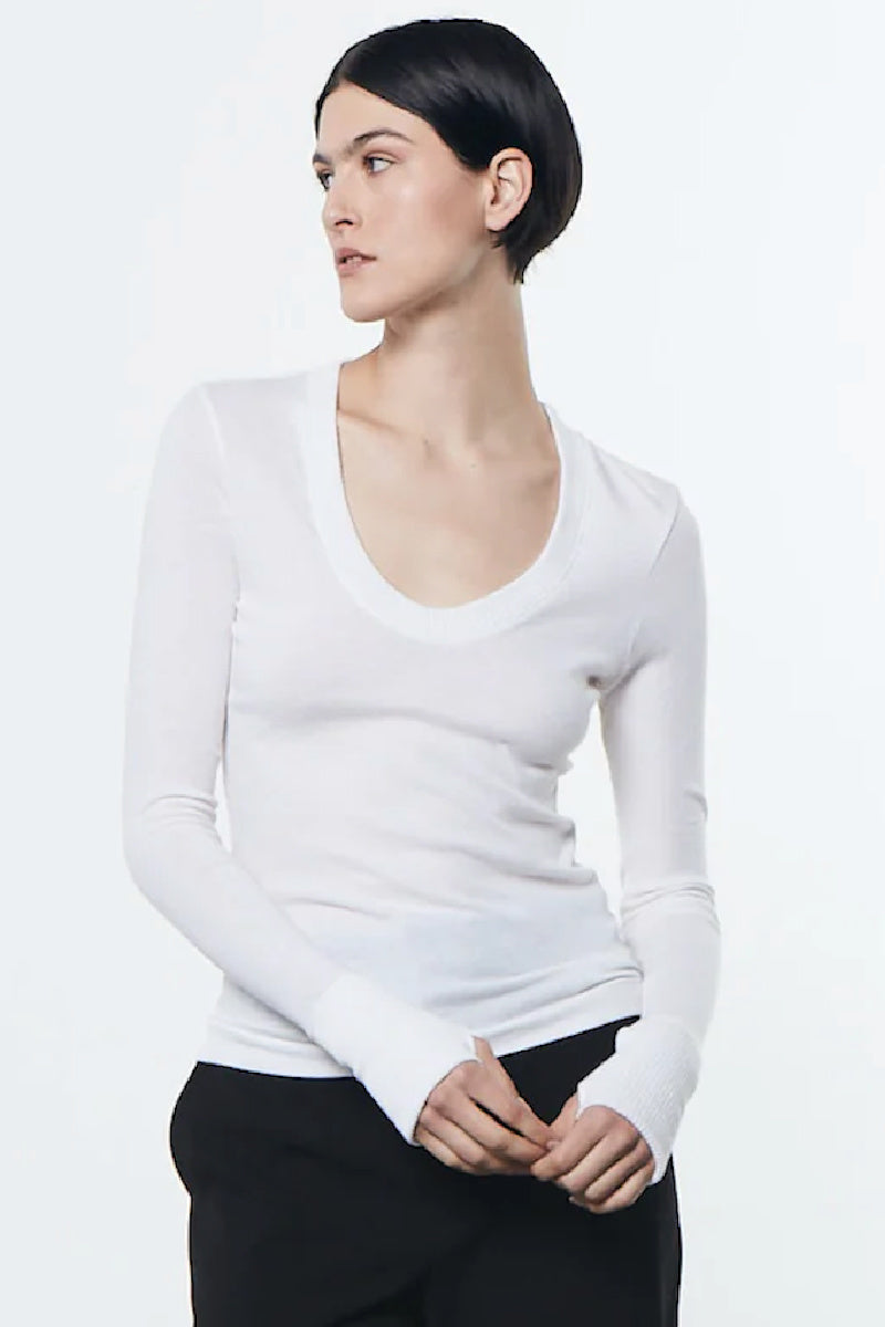 その他 cocoa33 Cashmere Twist Top | Charcoal – Enza Costa