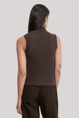 Enza Costa - Cashmere Shell - DRKBROWN