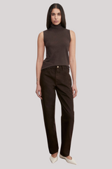 Enza Costa - Cashmere Shell - DRKBROWN