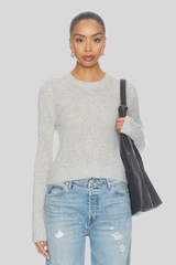 Enza Costa - Cashmere Shrunken Crew - LTHEATGR