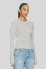 Enza Costa - Cashmere Shrunken Crew - LTHEATGR