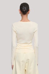 Enza Costa - Fine Supima Cotton L/S Crew - FLAN