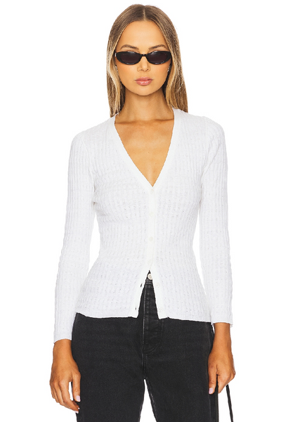 アンサンブル bulky V neck cardigan ensemble V-Neck Cardigan Boucle Alpaca - Earth | Dant