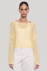 Enza Costa - Linen Open Knit Batea - FLAN