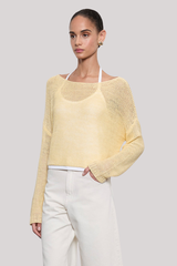 Enza Costa - Linen Open Knit Batea - FLAN