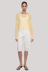 Enza Costa - Linen Open Knit Batea - FLAN
