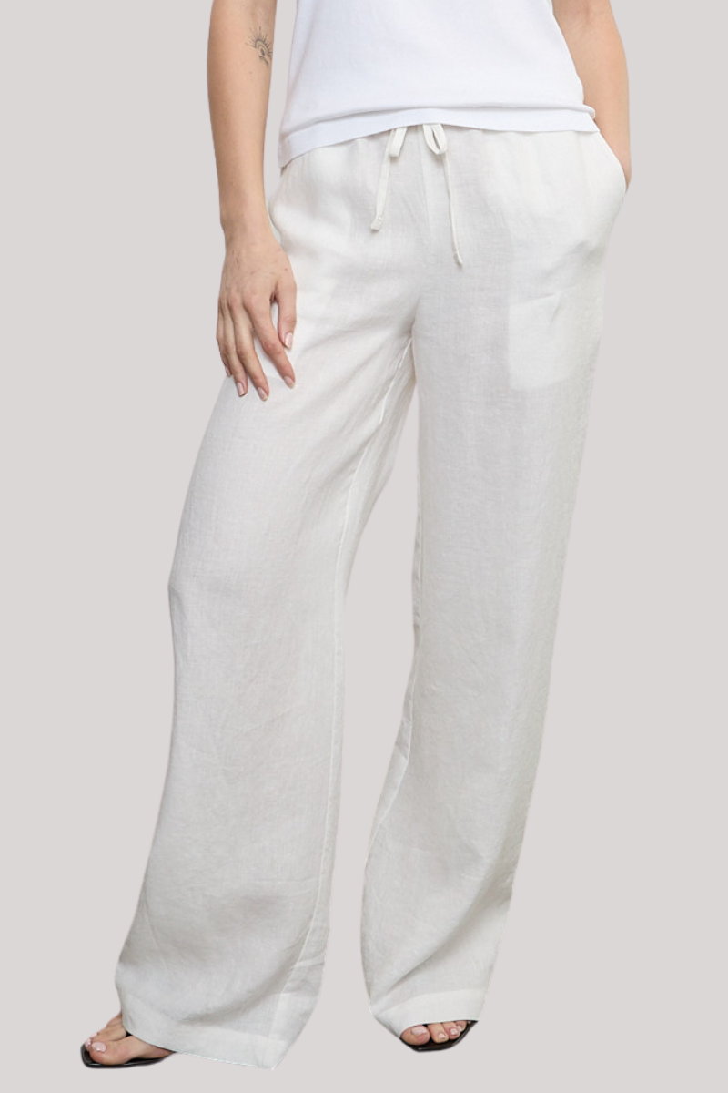 Enza Costa - Linen Resort Pant - UNDYED