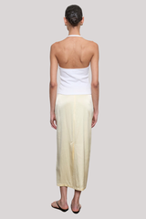 Enza Costa - Lustre Column Skirt - FLAN