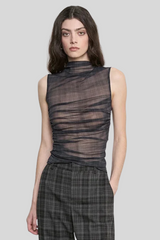Enza Costa - Mesh Twist Top - SHADWPLA