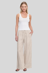 Enza Costa - Military Rib Crop Tank - UNDYED