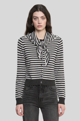 Enza Costa - Striped Cashmere Bandana - CLASSSTR