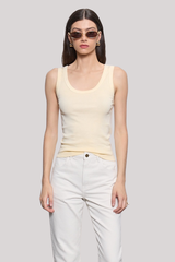 Enza Costa - Supima Baby Rib Tank - FLAN