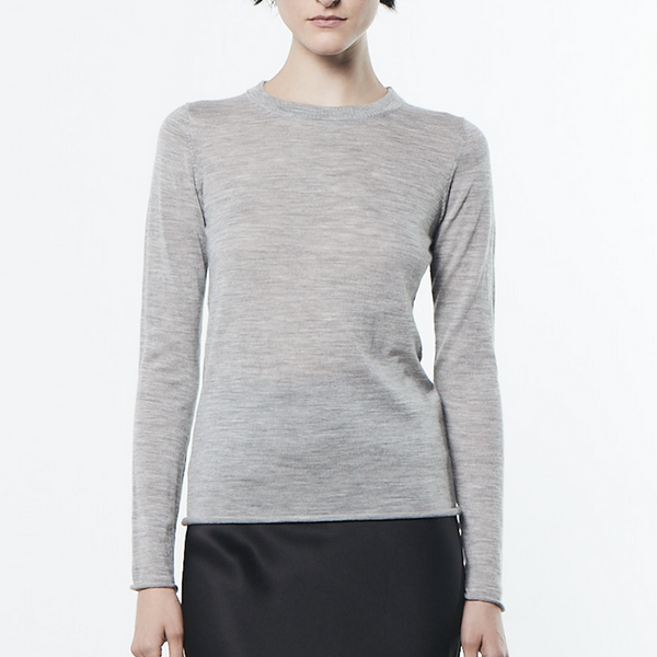 Enza Costa - Tissue Cashmere Bold Long Sleeve Crew