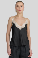 Forte_Forte - Chic Lingerie Top - NOIR