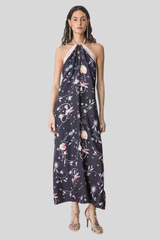 Forte_Forte - Deliverance Long Elegant Dress - MIDNIGHT