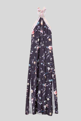 Forte_Forte - Deliverance Long Elegant Dress - MIDNIGHT