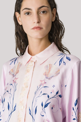 Forte_Forte - “Deliverance” Print Half Sleeve Shirt Top - SWEET