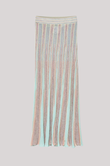 Forte_Forte - Long “Les Folies” Jacquard Tulip Skirt - LUCENTE