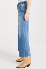 Frame - Le Palazzo High-Rise Crop Wide-Leg Jeans - WVMDRNCH