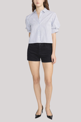 Frame - The Billow Sleeve Shirt - NVYSTRIP