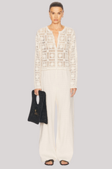 Frame - The Crochet Cardi - CREAM