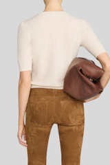 Frame - The Gathered Honeycomb Sweater - CREAM