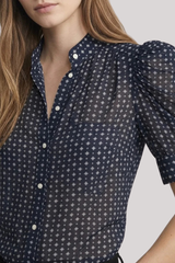 Frame - The Gillian Top - NAVYMLTI