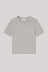 Frame - The Heather Boxy Tee - HEATGREY