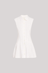 Frame - The Linen Day Dress - WHITE