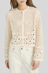 Frame - The Postcard Cardi - CREAM