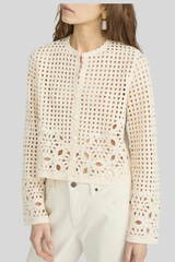 Frame - The Postcard Cardi - CREAM