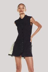 Frame - The Silk Day Dress - NVYMULTI