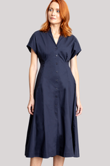 Go Silk - Go For A Spin Dress - MIDNIGHT