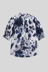 Go Silk - Go Soft Spoken Short Sleeve Printed - ONCENBLU