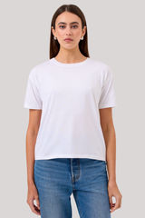 Goldie - Billie Boyfriend Tee - WHITE