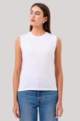 Goldie - Elle Tank - WHITE