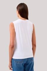 Goldie - Elle Tank - WHITE