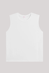 Goldie - Elle Tank - WHITE
