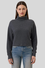 Goldie - Funnel Neck Pullover  - CHARHEAT