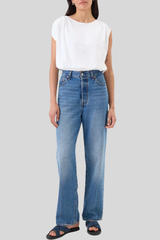 Goldie - Marina Bubble Top - WHITE