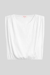 Goldie - Marina Bubble Top - WHITE